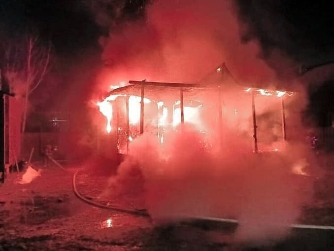 Пожар в Наро-Фоминске: дом сгорел, погиб человек
